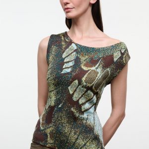 Staud VERONICA TOP | BUTTERFLY MOSS