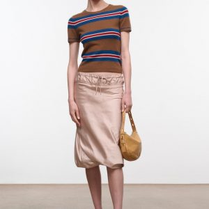 Staud EASY CASHMERE TEE | SAVOY STRIPE