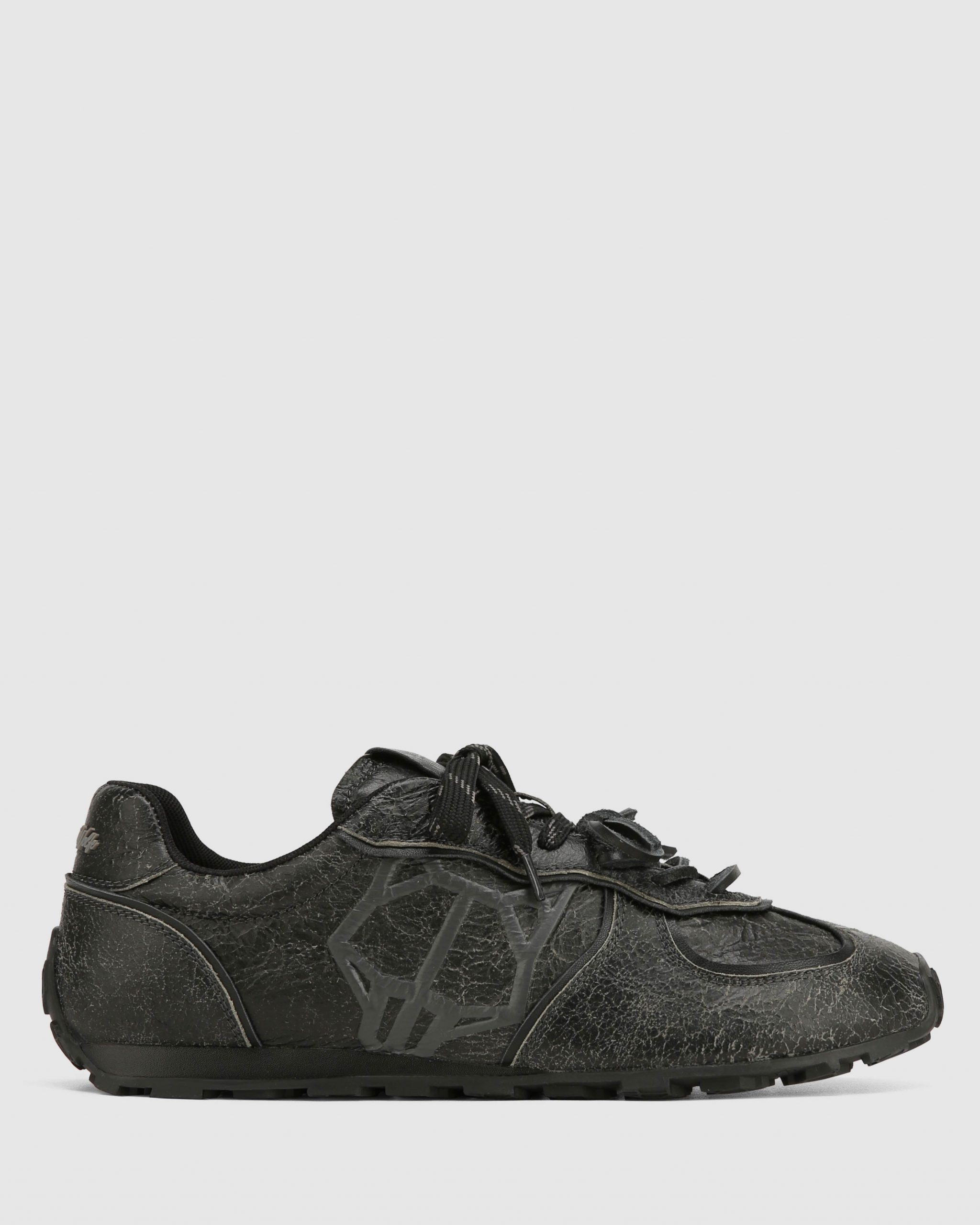 Naked Wolfe Lightning Grey Distress Leather