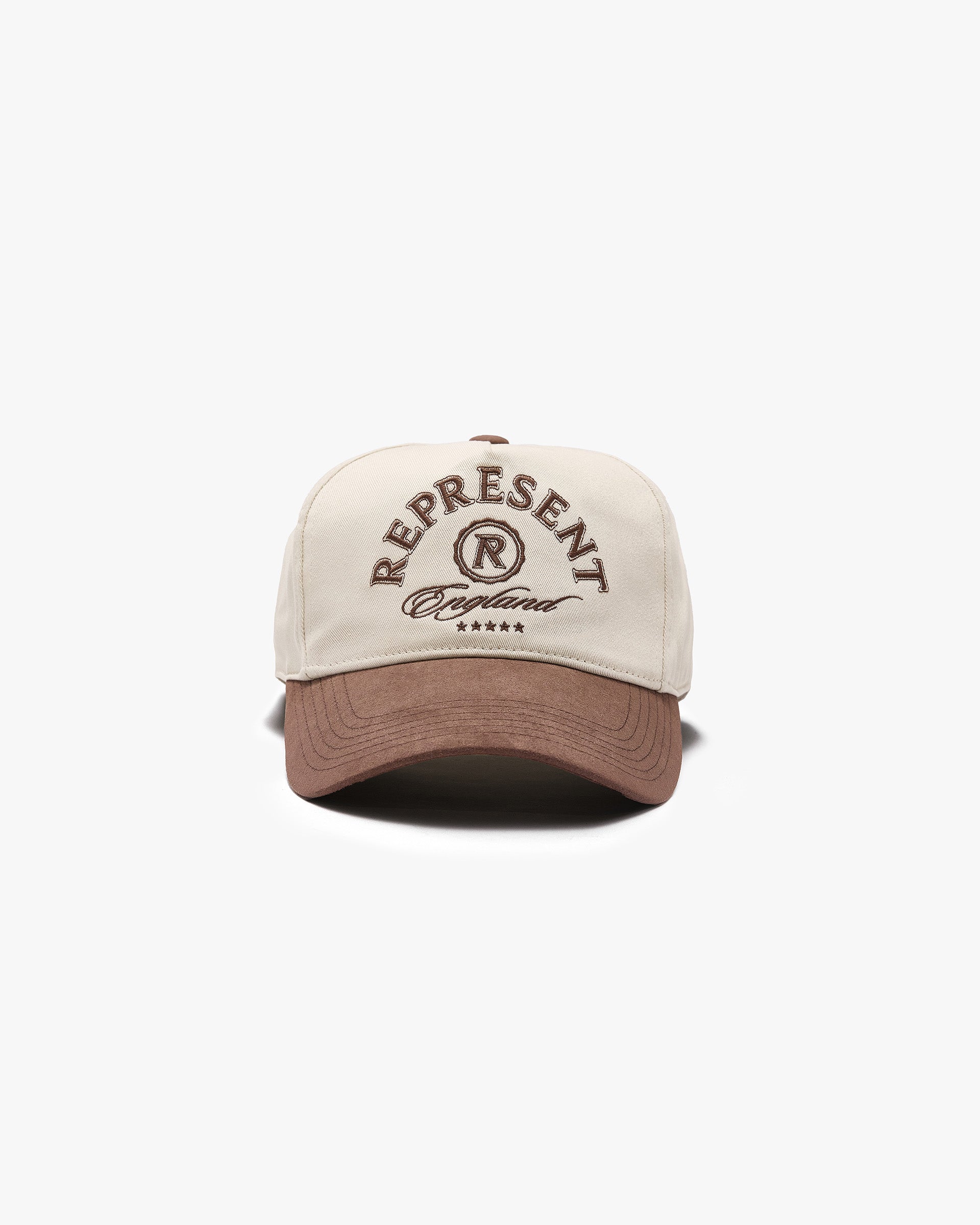 Represent Initial Crest Cap - Antique White