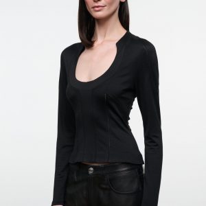 Staud BLAIR TOP | BLACK