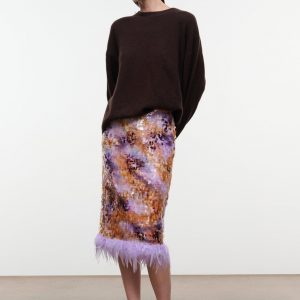 Staud FEN SKIRT | AFTERGLOW