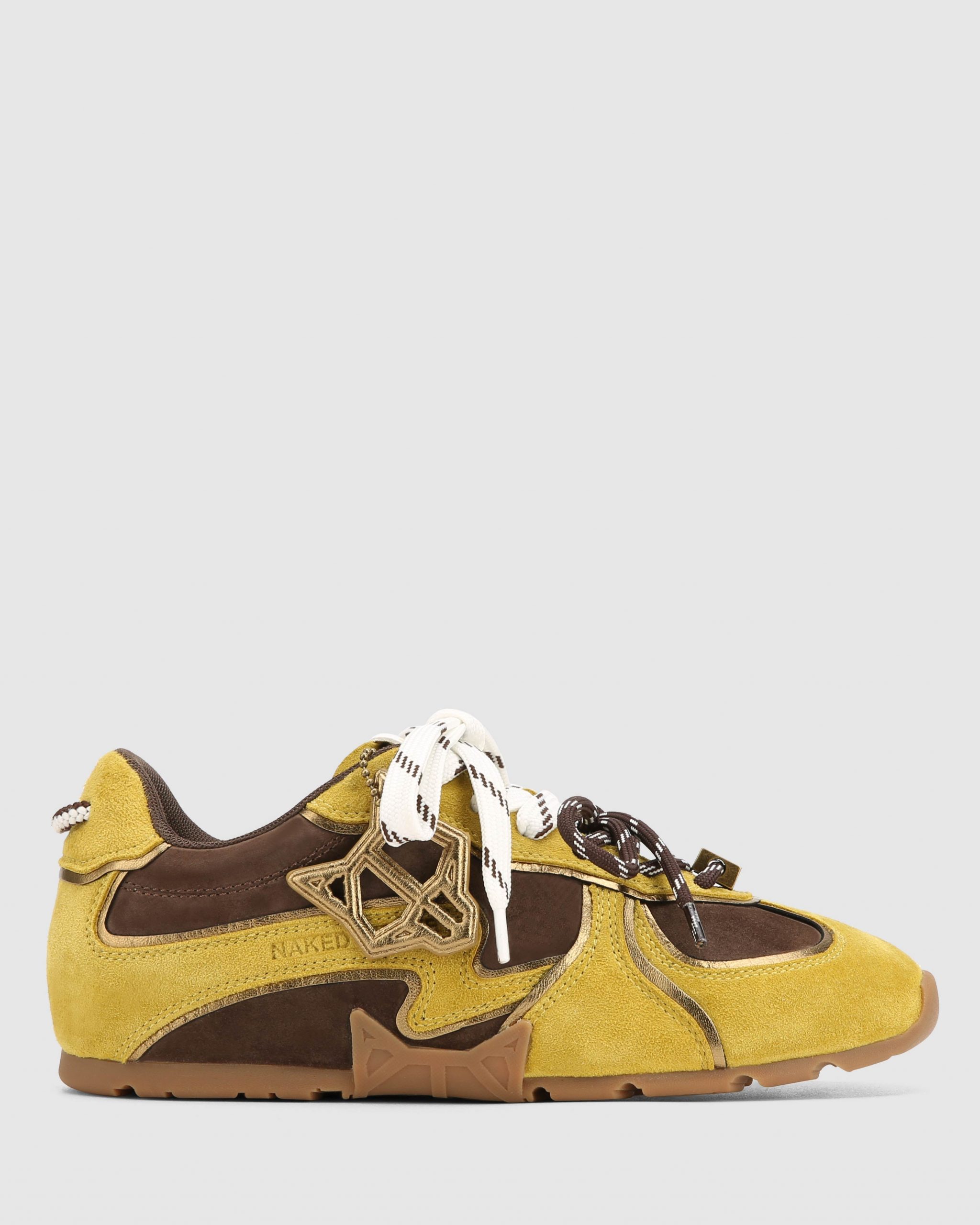 Naked Wolfe Adored Mustard Suede