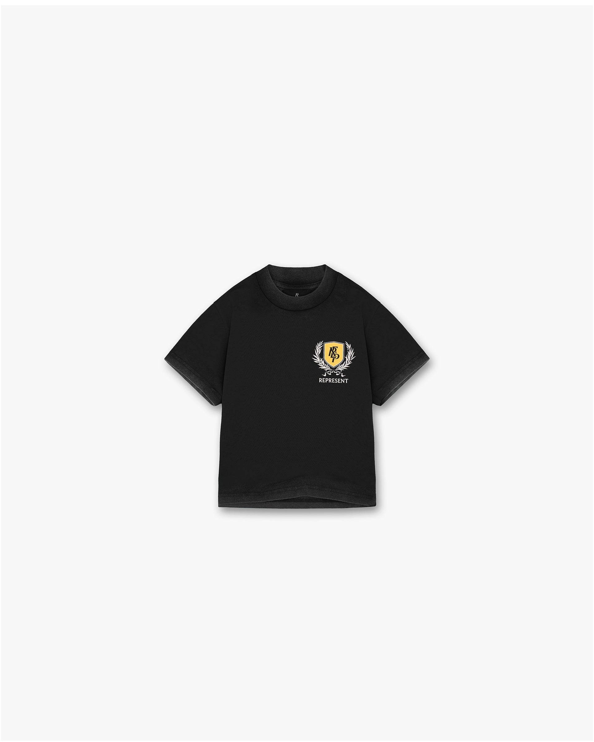 Represent Kids Crest T-Shirt - Vintage Black