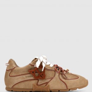 Naked Wolfe Adored Khaki Suede