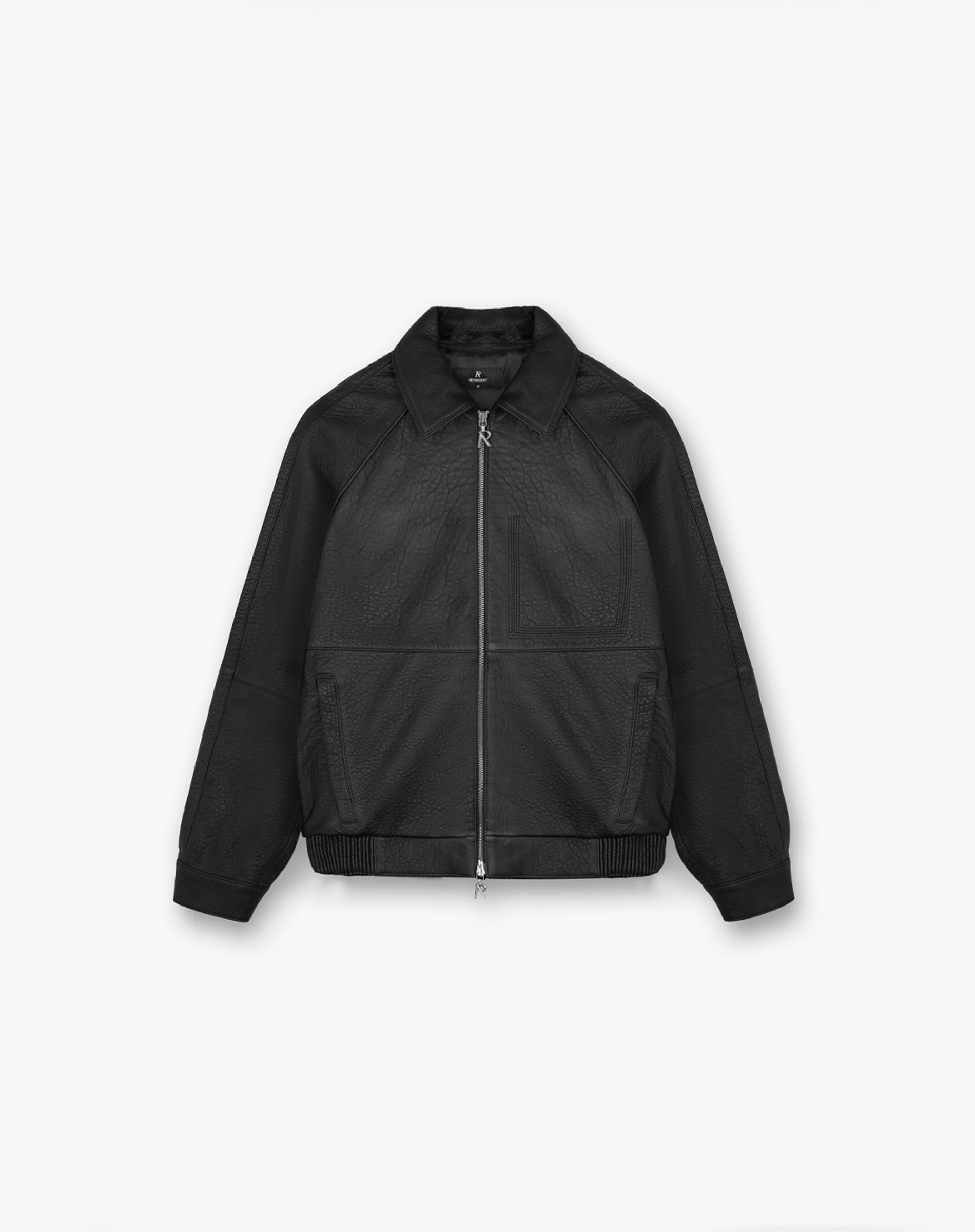 Represent Overdrive Leather Jacket - Black