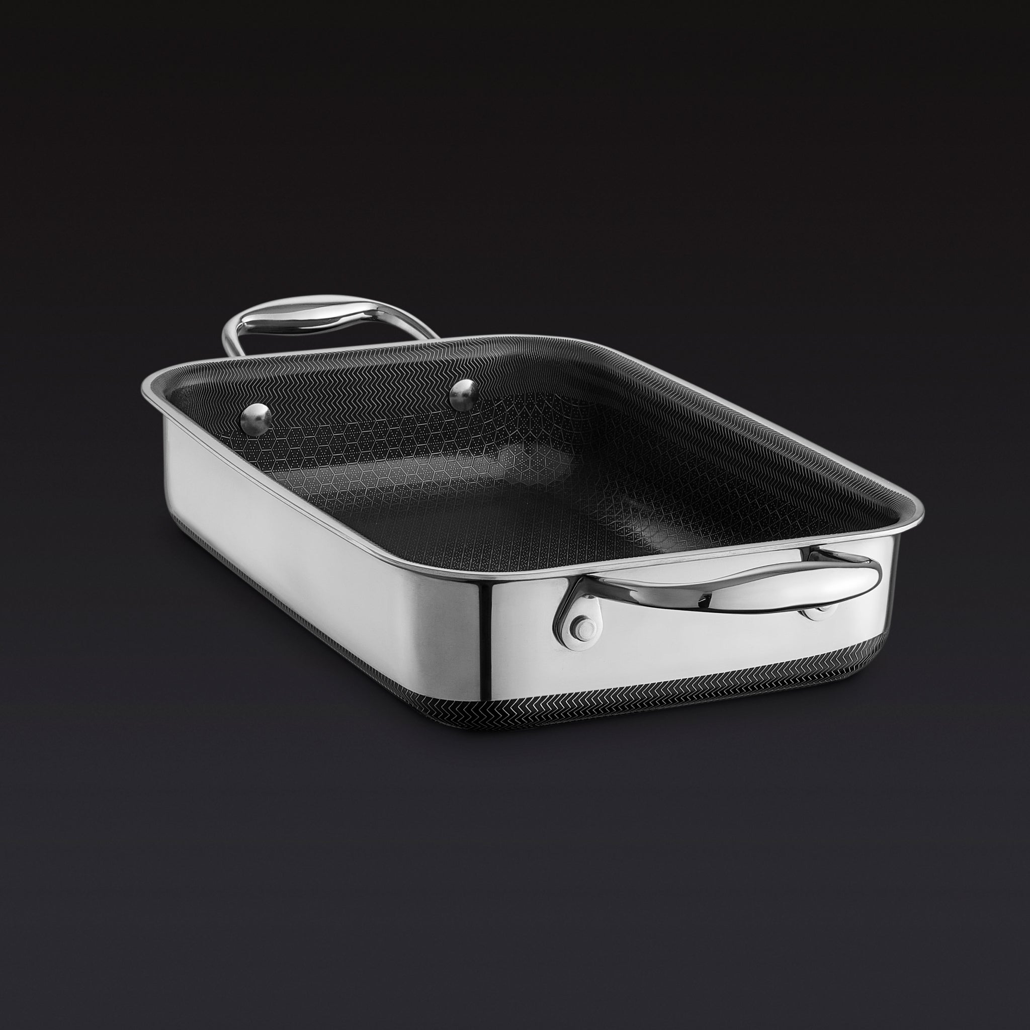 HexClad Hybrid Roasting Pan, 7” x 10”