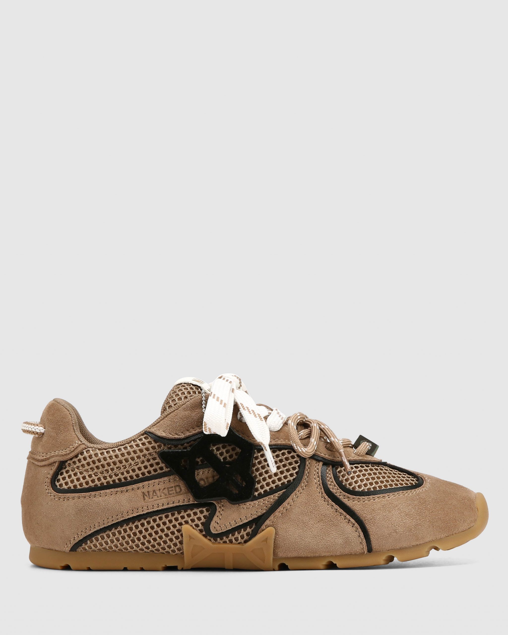 Naked Wolfe Adored Sport Taupe Suede