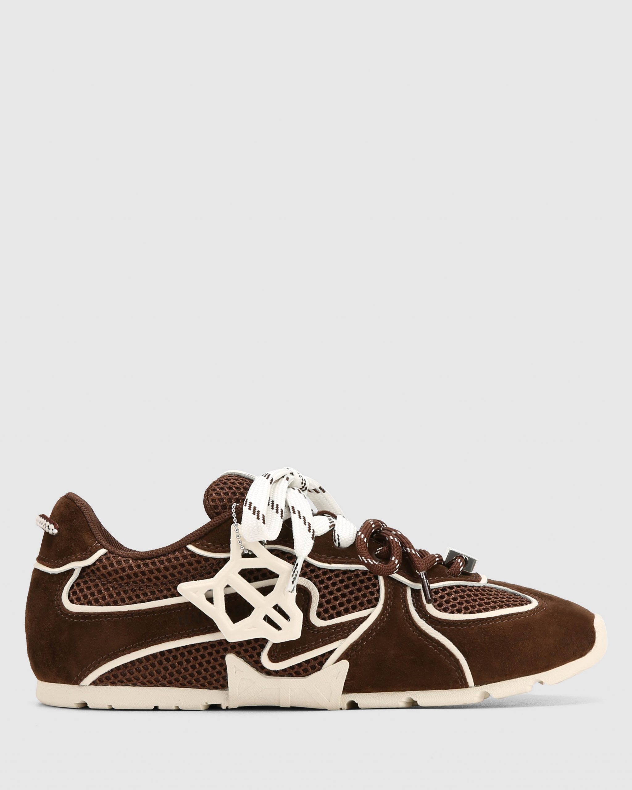 Naked Wolfe Adored Sport Brown/Vanilla Mesh
