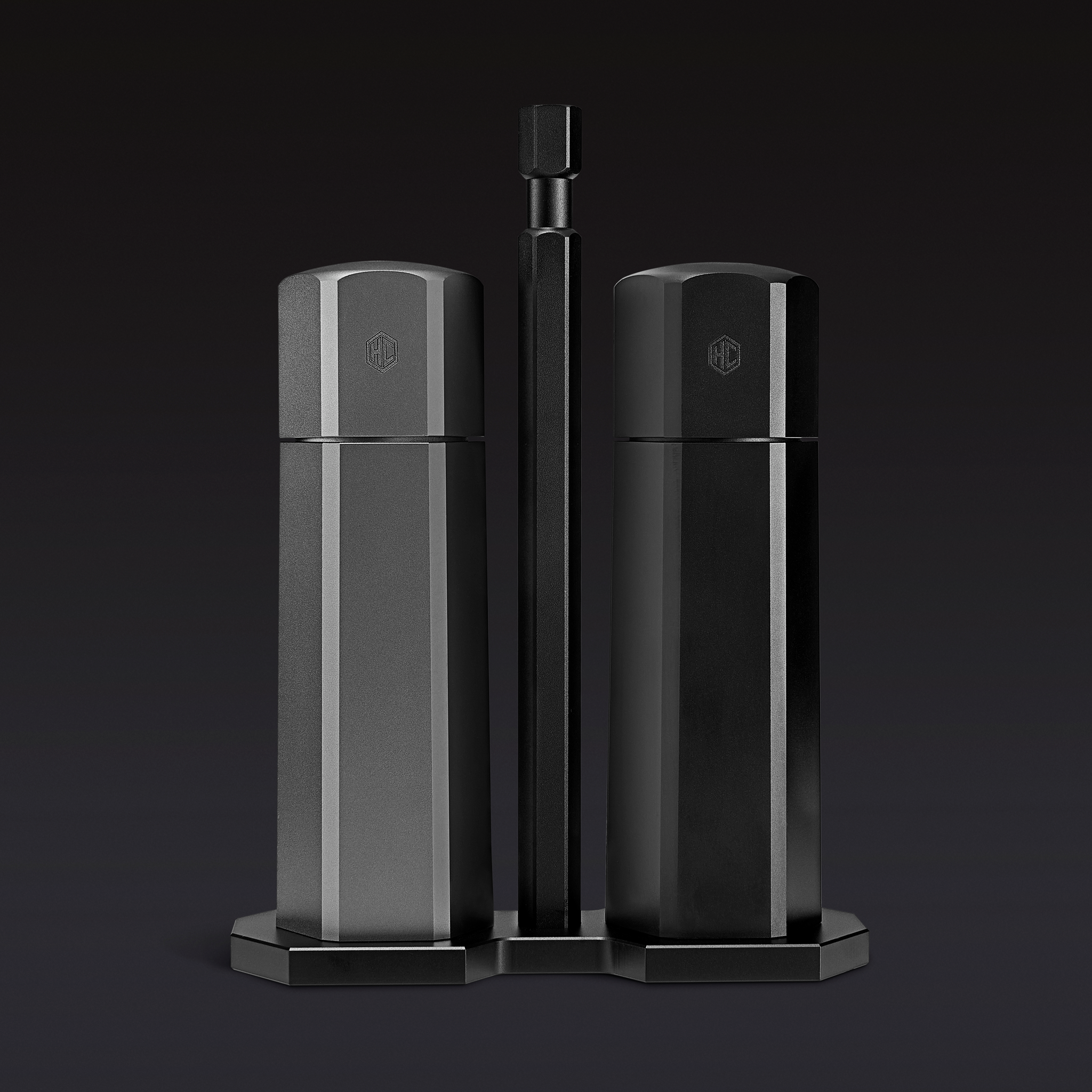 HexClad HexMill Tabletop Salt & Pepper Grinder Set