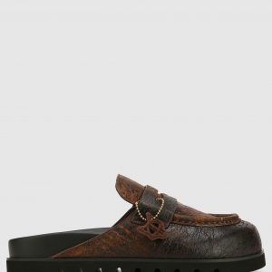 Naked Wolfe Cord Brown Distress Leather