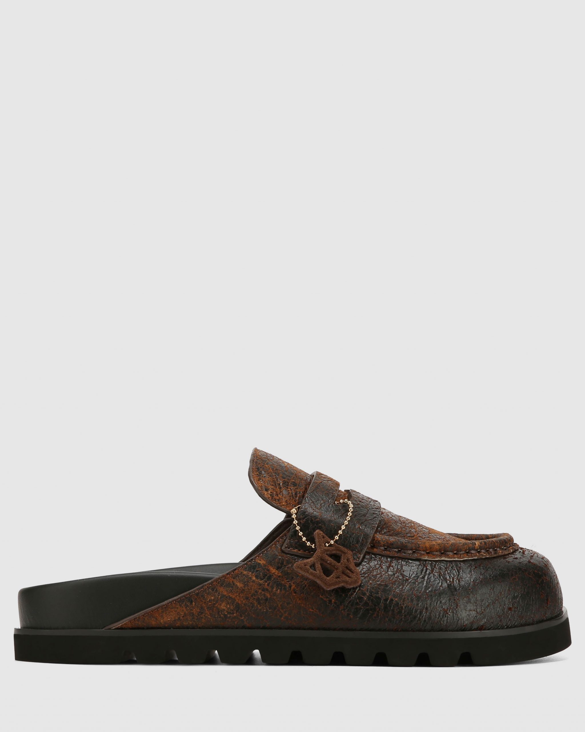 Naked Wolfe Cord Brown Distress Leather
