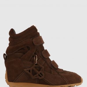 Naked Wolfe Element Brown Croc Suede