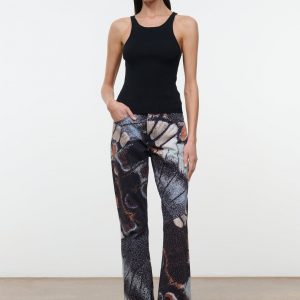 Staud FRANKY FLARE JEAN | BUTTERFLY SKY