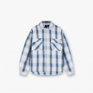 Represent Season Flannel Shirt - Mid Blue