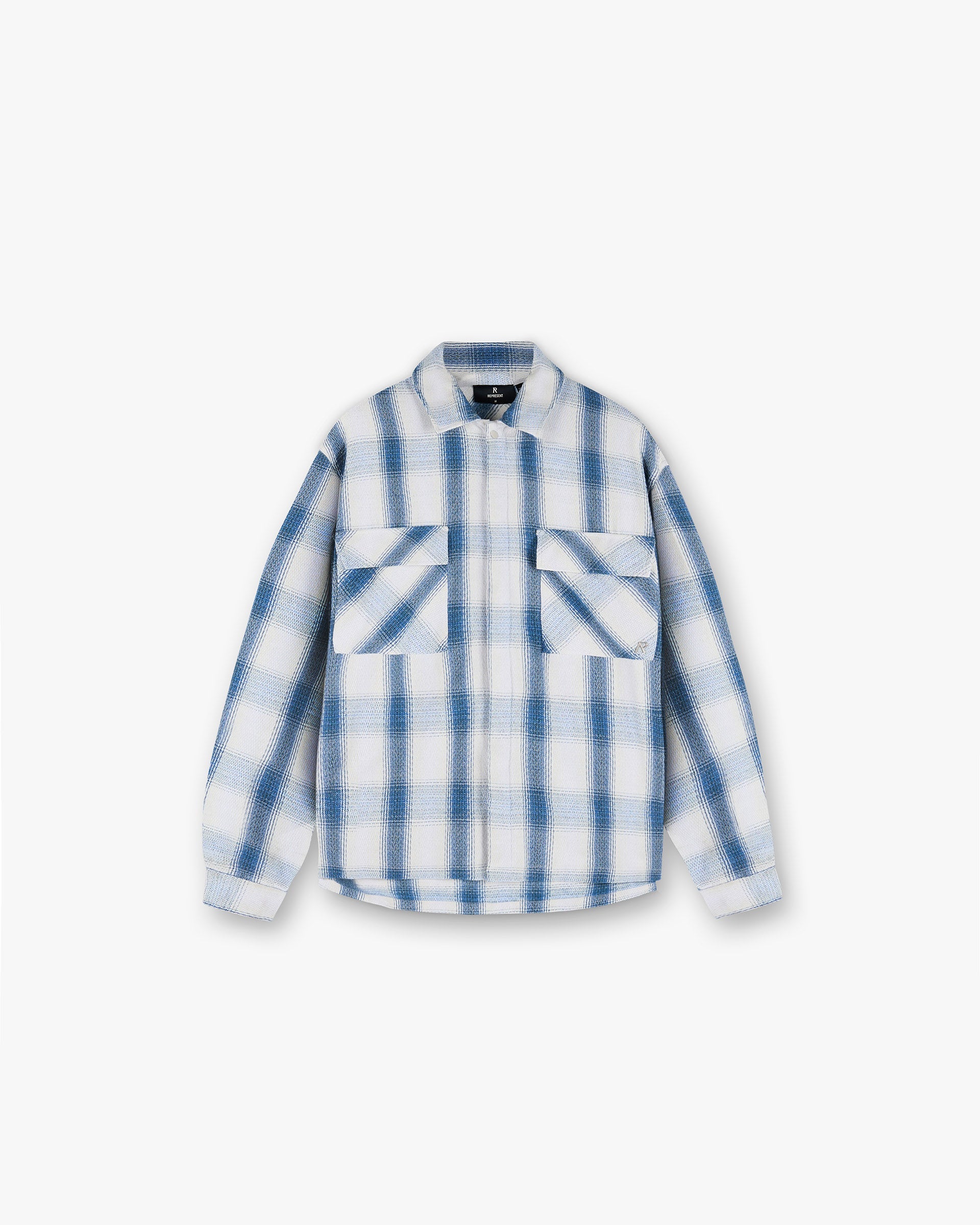 Represent Season Flannel Shirt - Mid Blue