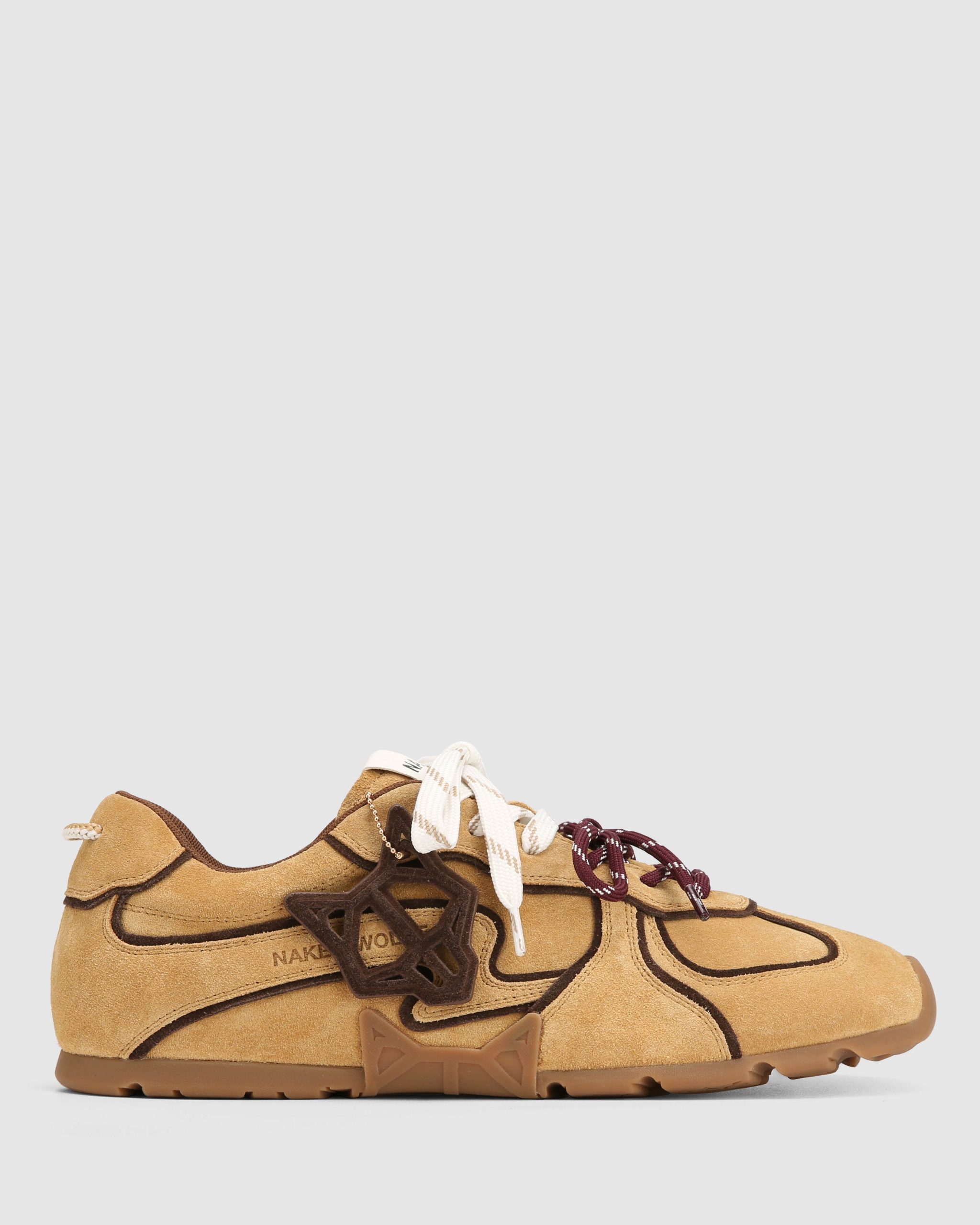 Naked Wolfe Ace Yellow Taupe Suede