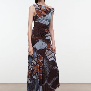 Staud AMARIS DRESS | BUTTERFLY SKY
