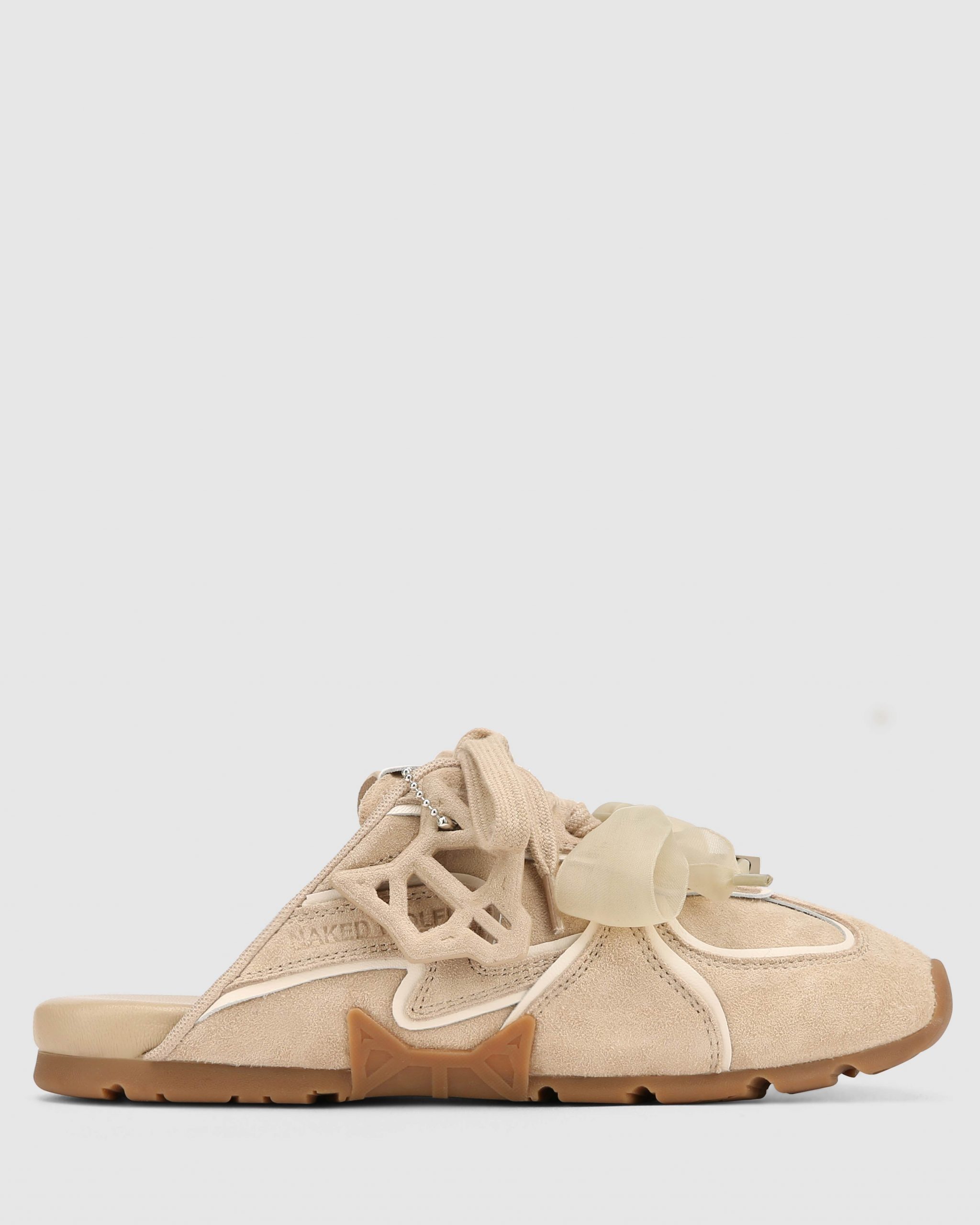 Naked Wolfe Admire Off White Suede
