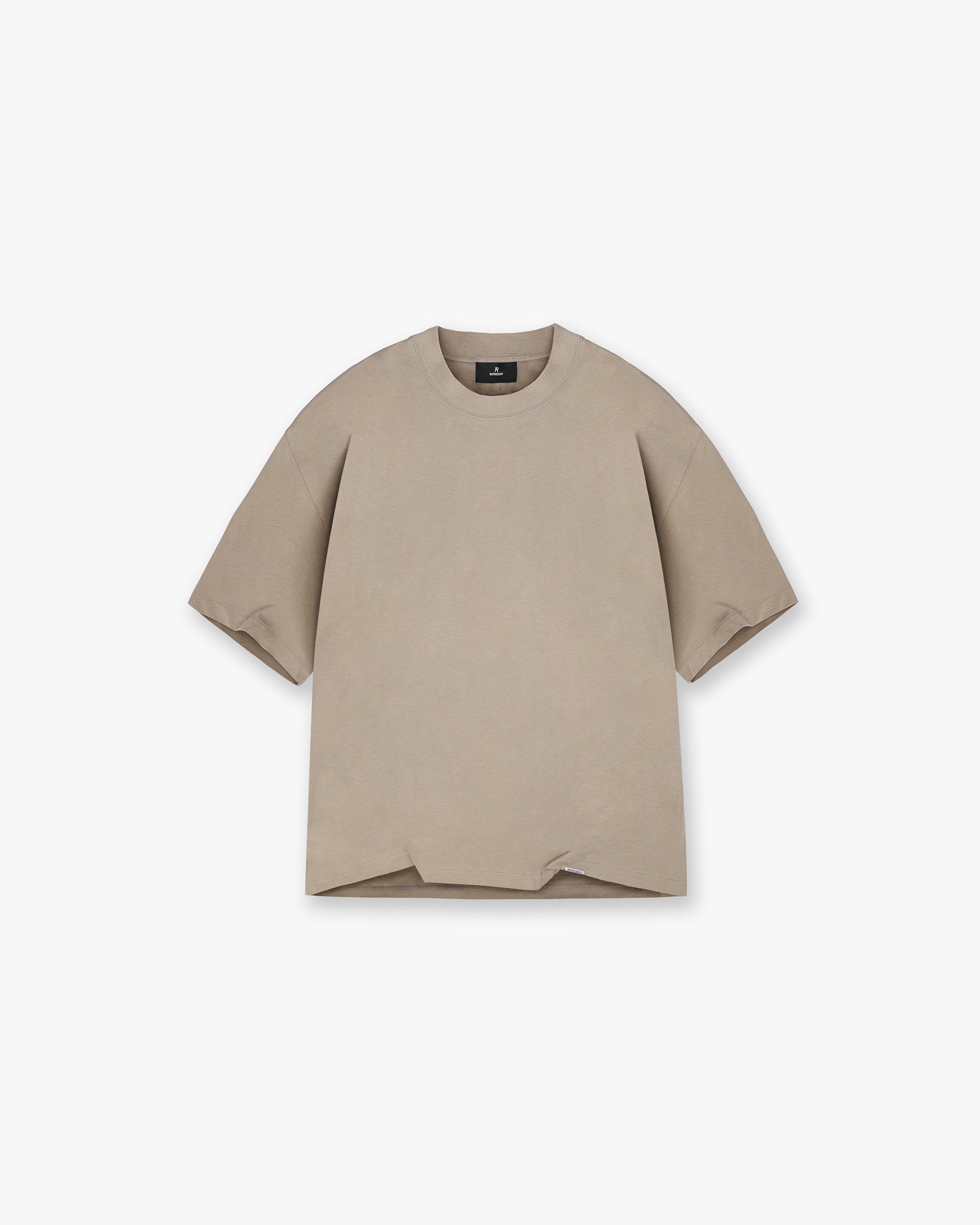 Represent Initial Boxy T-Shirt - Dune