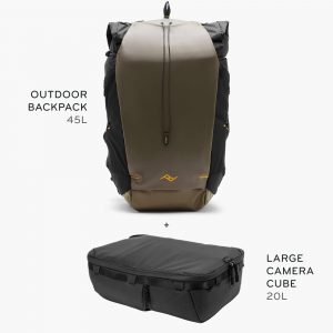 Peak Design 45L Outdoor Backpack + Bundle 1 | Kelp