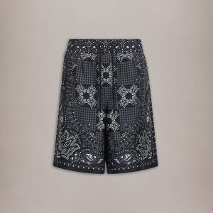 Amiri MA CHECK SHORT - Black
