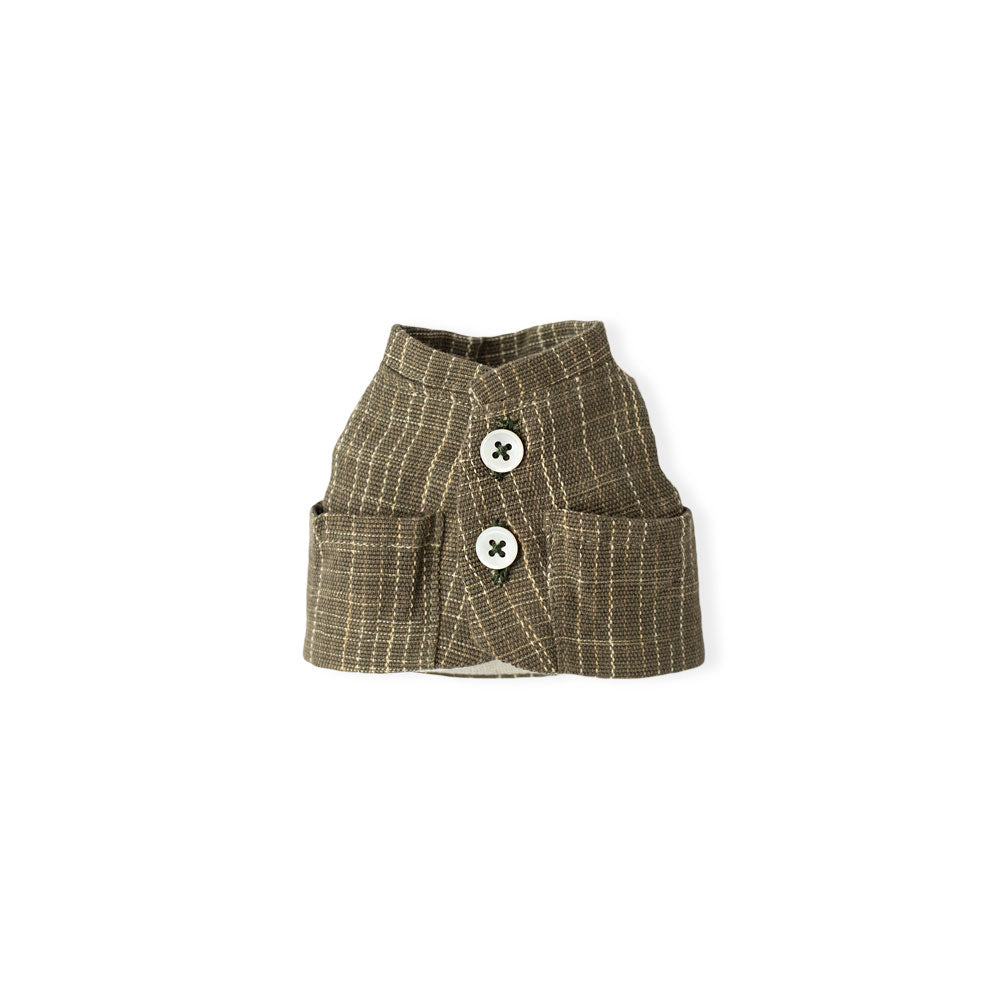 Hazel Village Snails in the Kale Vest for Dolls