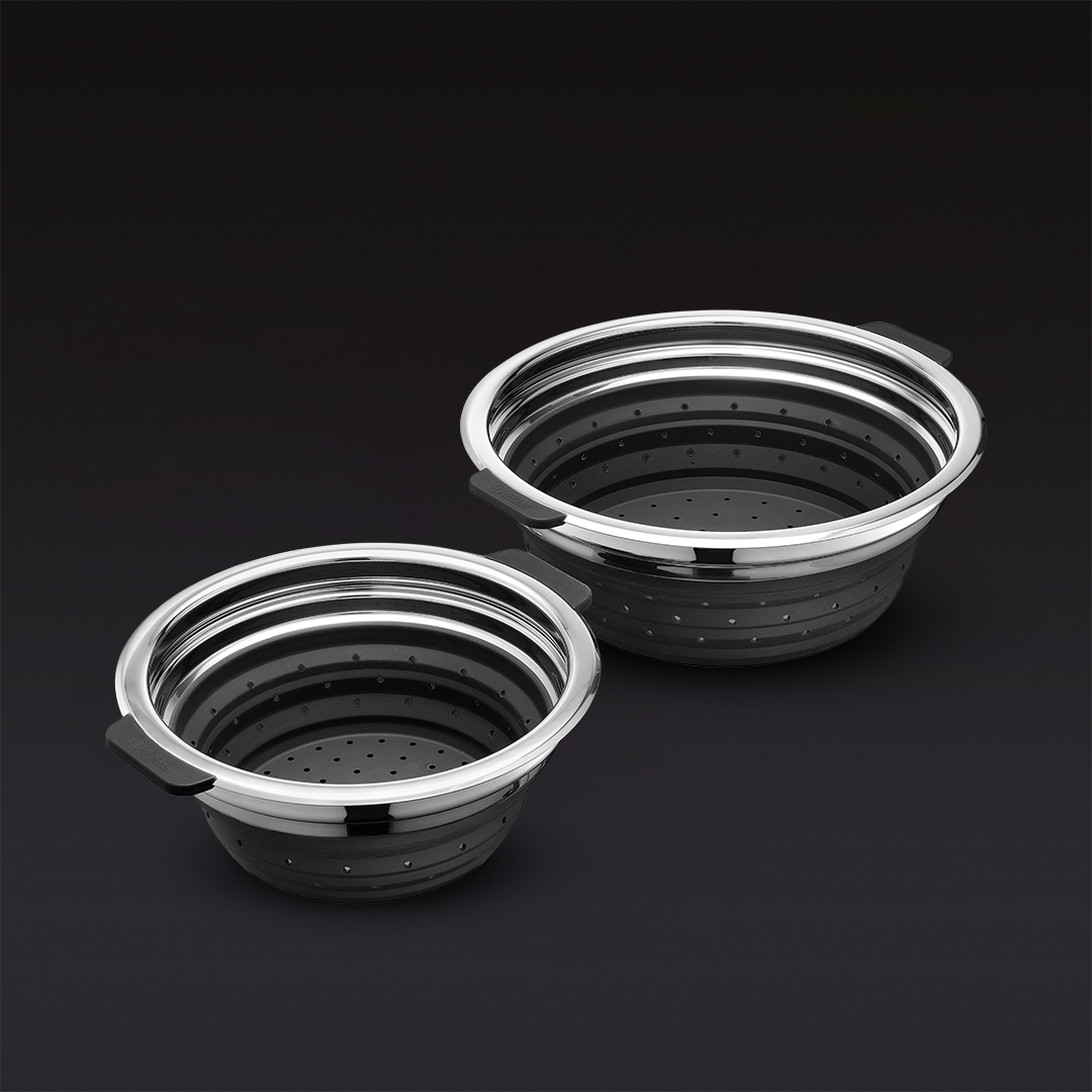 HexClad Steamer Basket Set, 2-pc