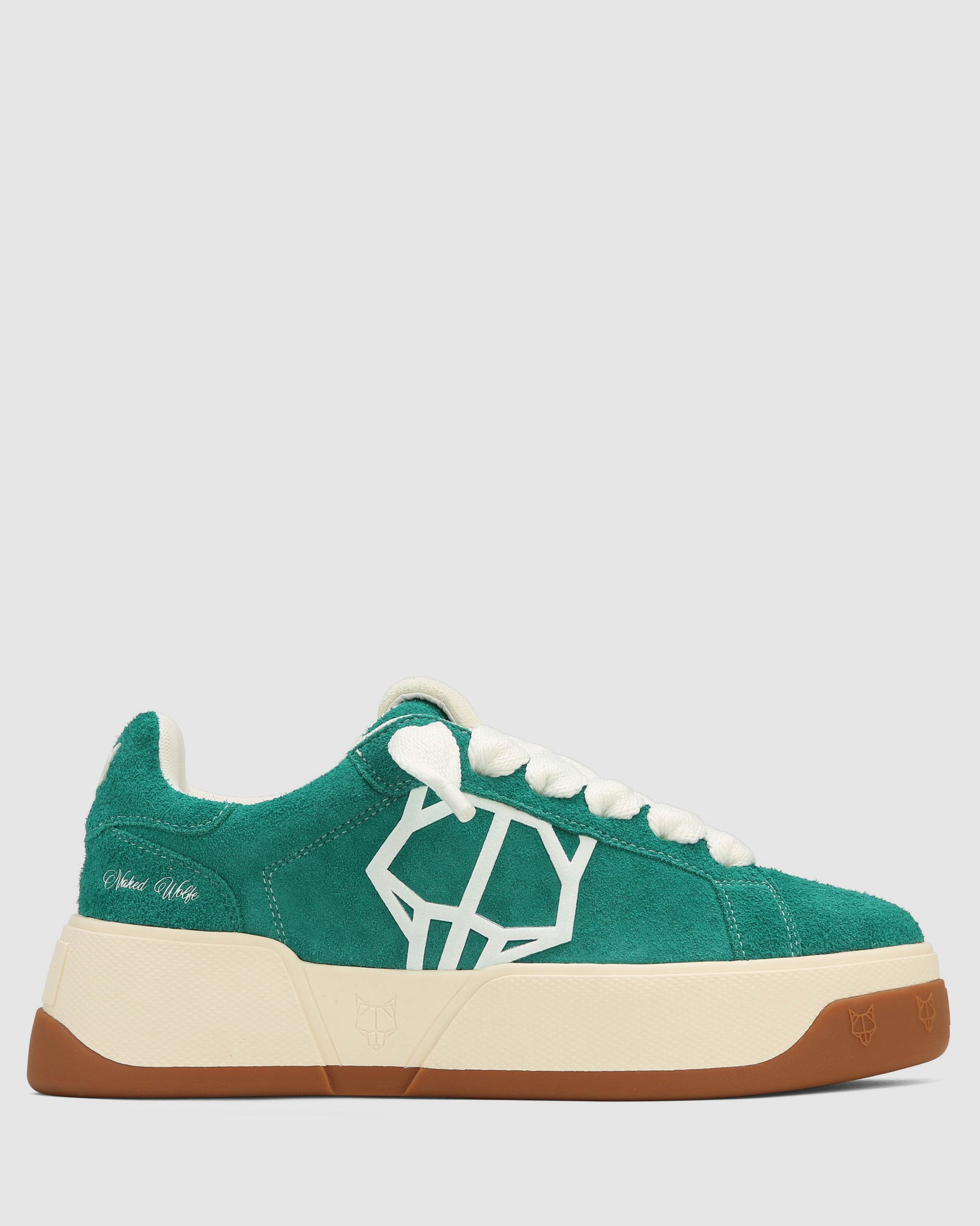 Naked Wolfe Kray Hairy Cow Suede Forrest Green