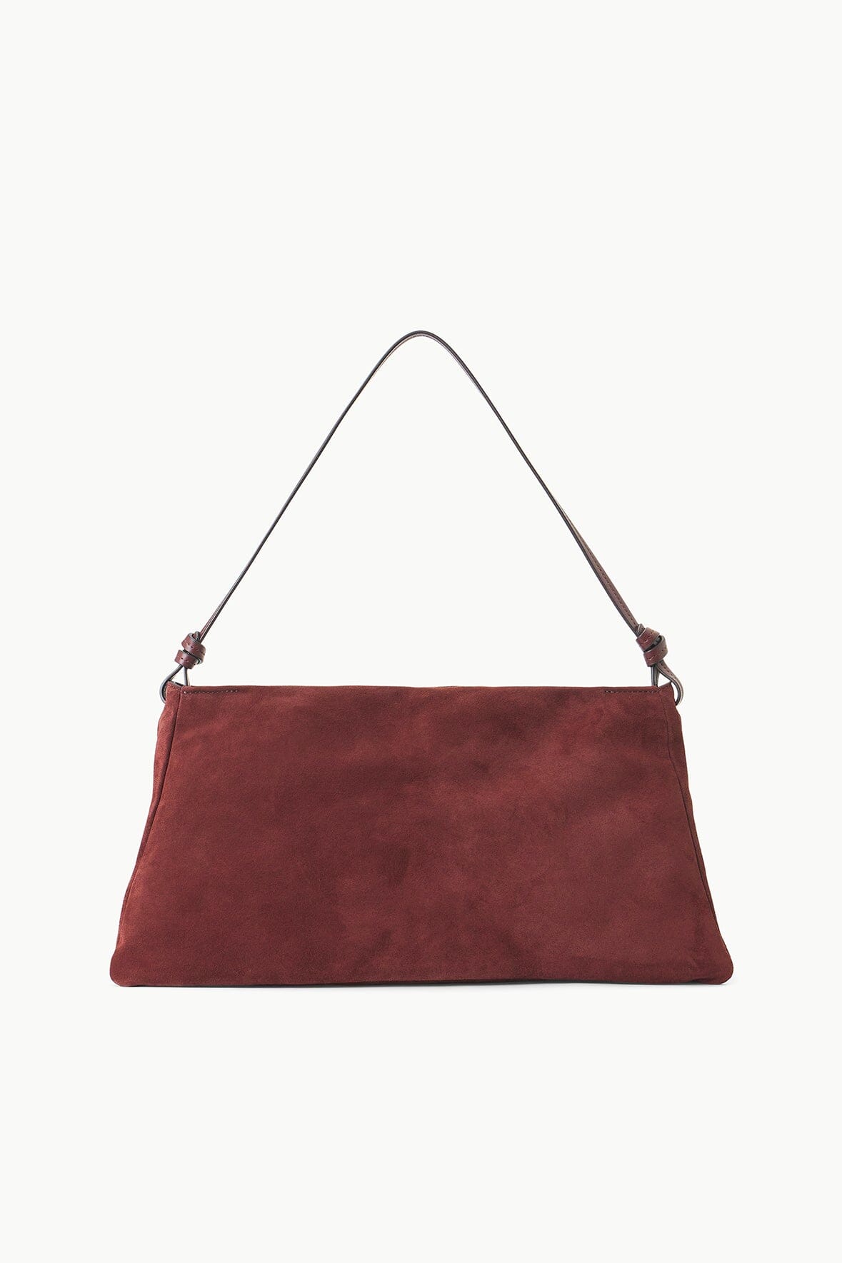 Staud WALLY SHOULDER BAG | MAHOGANY SUEDE