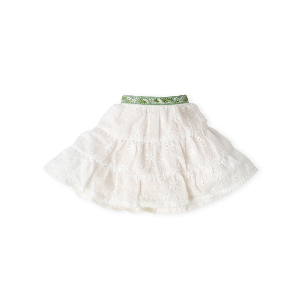 Hazel Village Ruffled Eyelet Skirt for Dolls