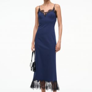 Staud NADIA DRESS | NAVY