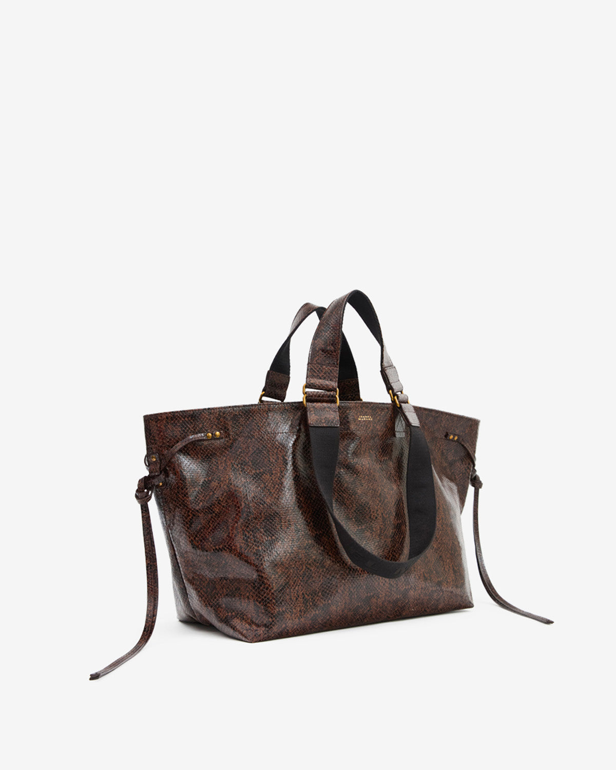 Isabel Marant Sac Wardy en cuir effet python