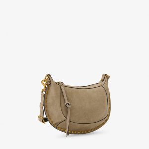 Isabel Marant Sac Oskan Moon en cuir velours