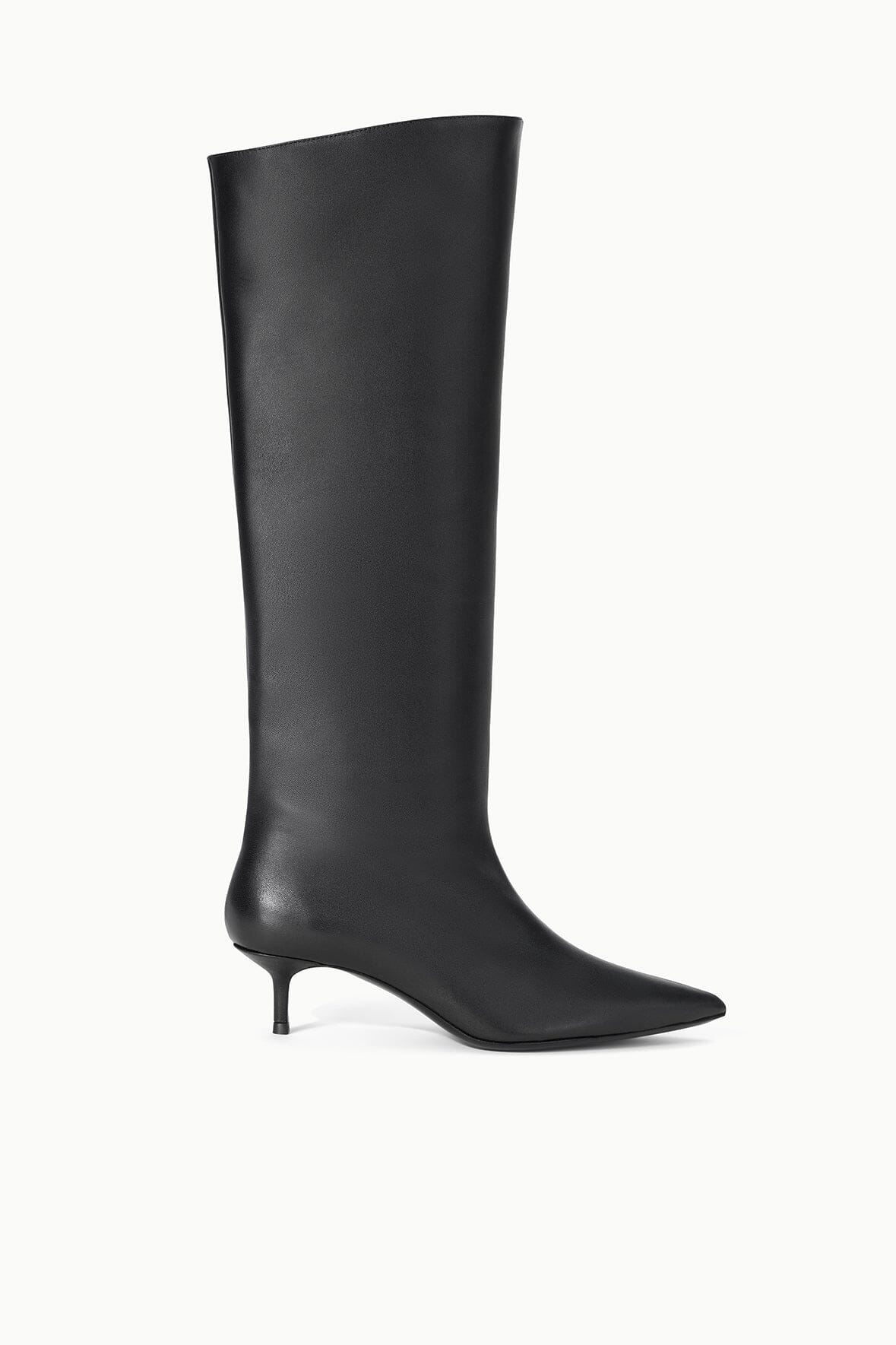 Staud SEBASTIAN KITTEN HEEL BOOT | BLACK