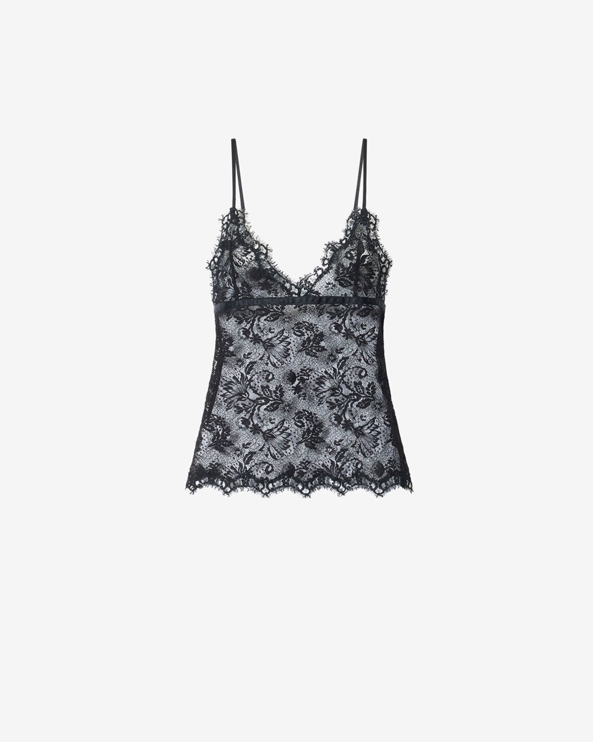 Isabel Marant Top Adiena en dentelle