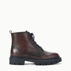 Staud HENRY COMBAT BOOT | ESPRESSO