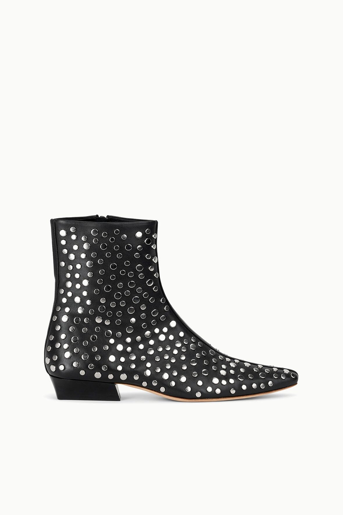 Staud WALLY FLAT ANKLE BOOT | RIVETS