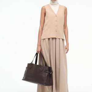 Staud MADELINE DRESS | WHEAT