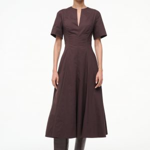 Staud FRANCES DRESS | EARTH