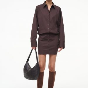 Staud CYNTHIA DRESS | EARTH