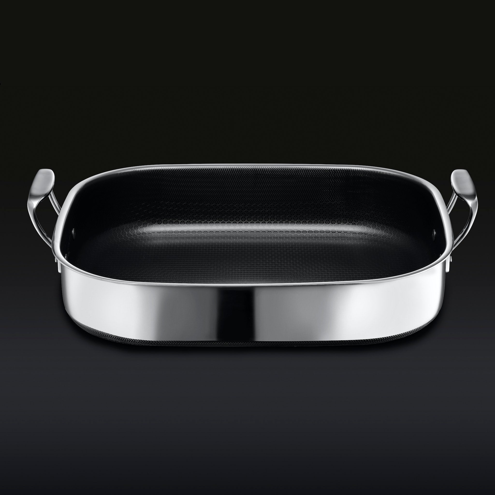 HexClad Large Hybrid Roasting Pan w/ Rack, 14" x 16"