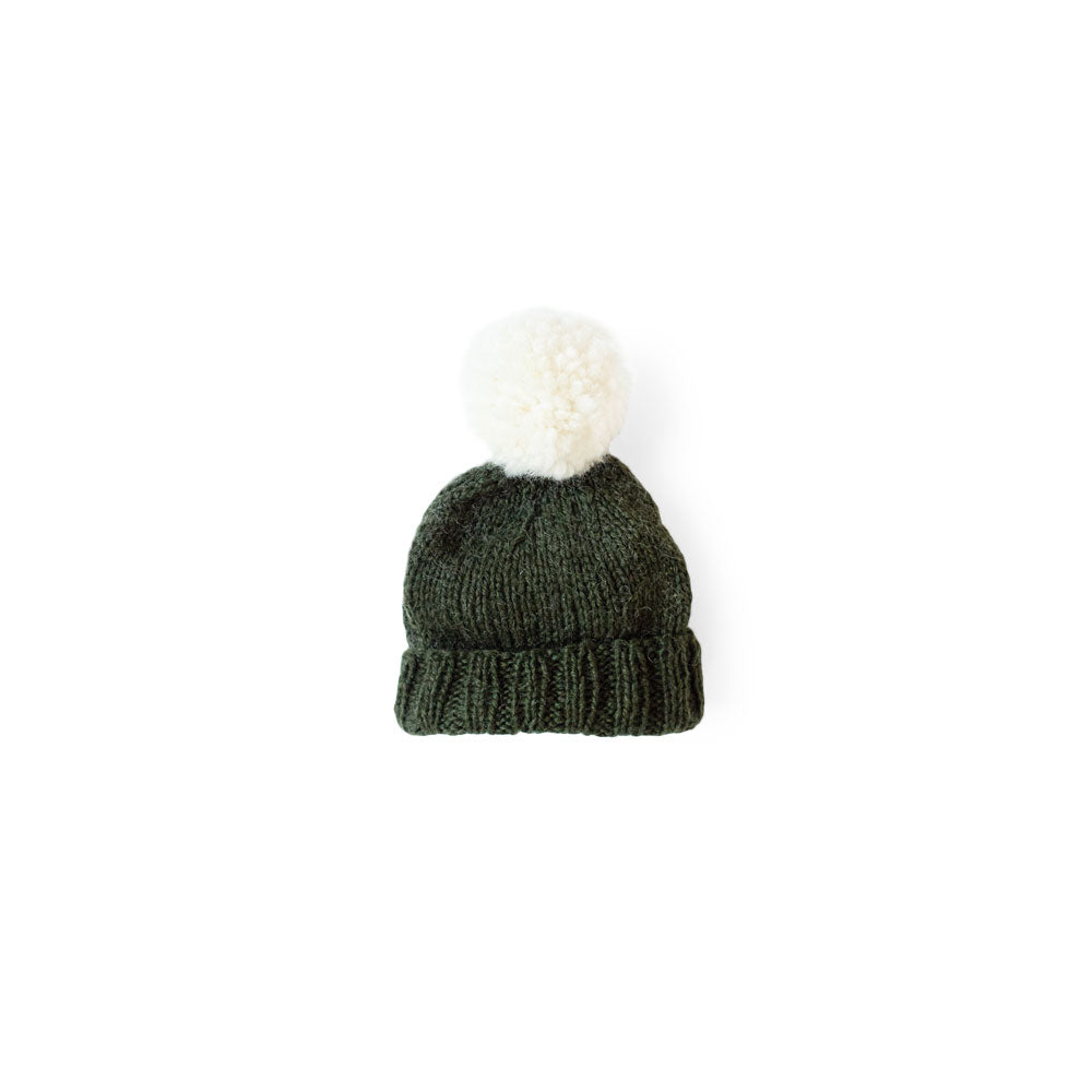 Hazel Village Evergreen Knit Hat for Dolls