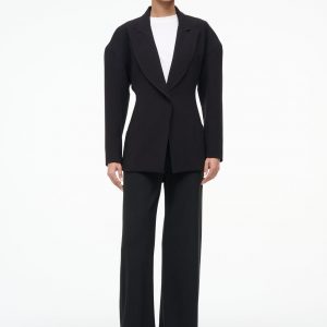 Staud COLE BLAZER | BLACK