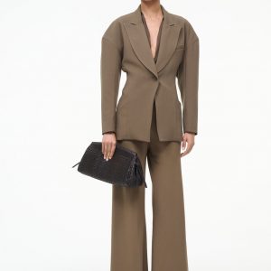 Staud COLE BLAZER | TRUFFLE