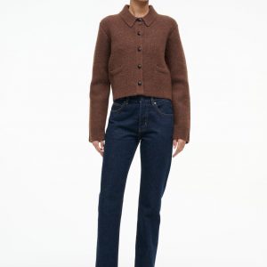 Staud THEO SWEATER | TRUFFLE