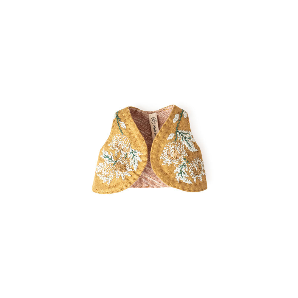 Hazel Village Golden Hazelnut Vest for Dolls