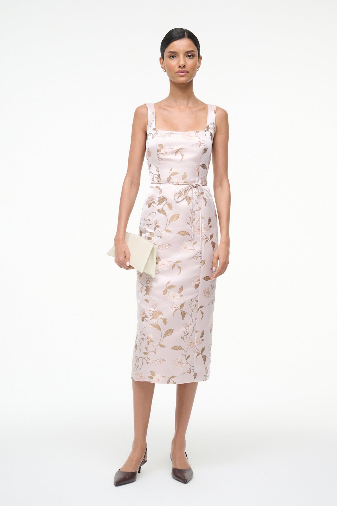 Staud ZOE DRESS | ROSE GARDEN