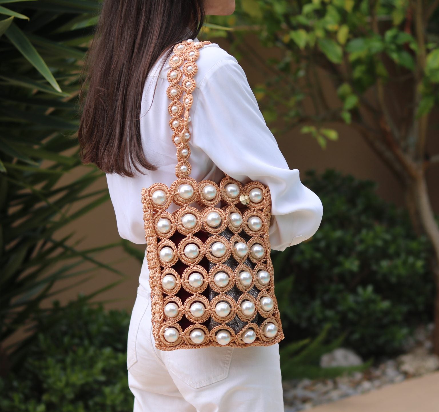 Alameda Turquesa HANA TOTE, gold
