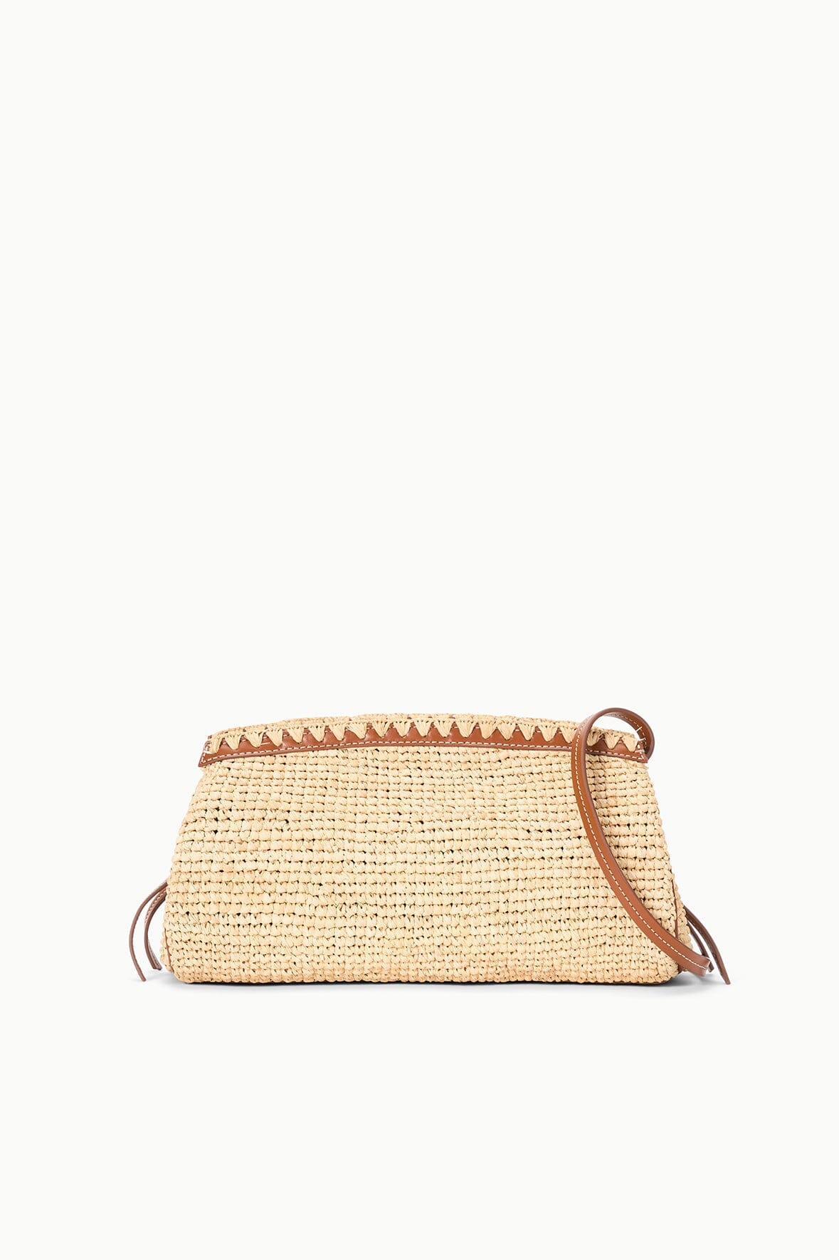 Staud MAUDE CONVERTIBLE CLUTCH | NATURAL TAN